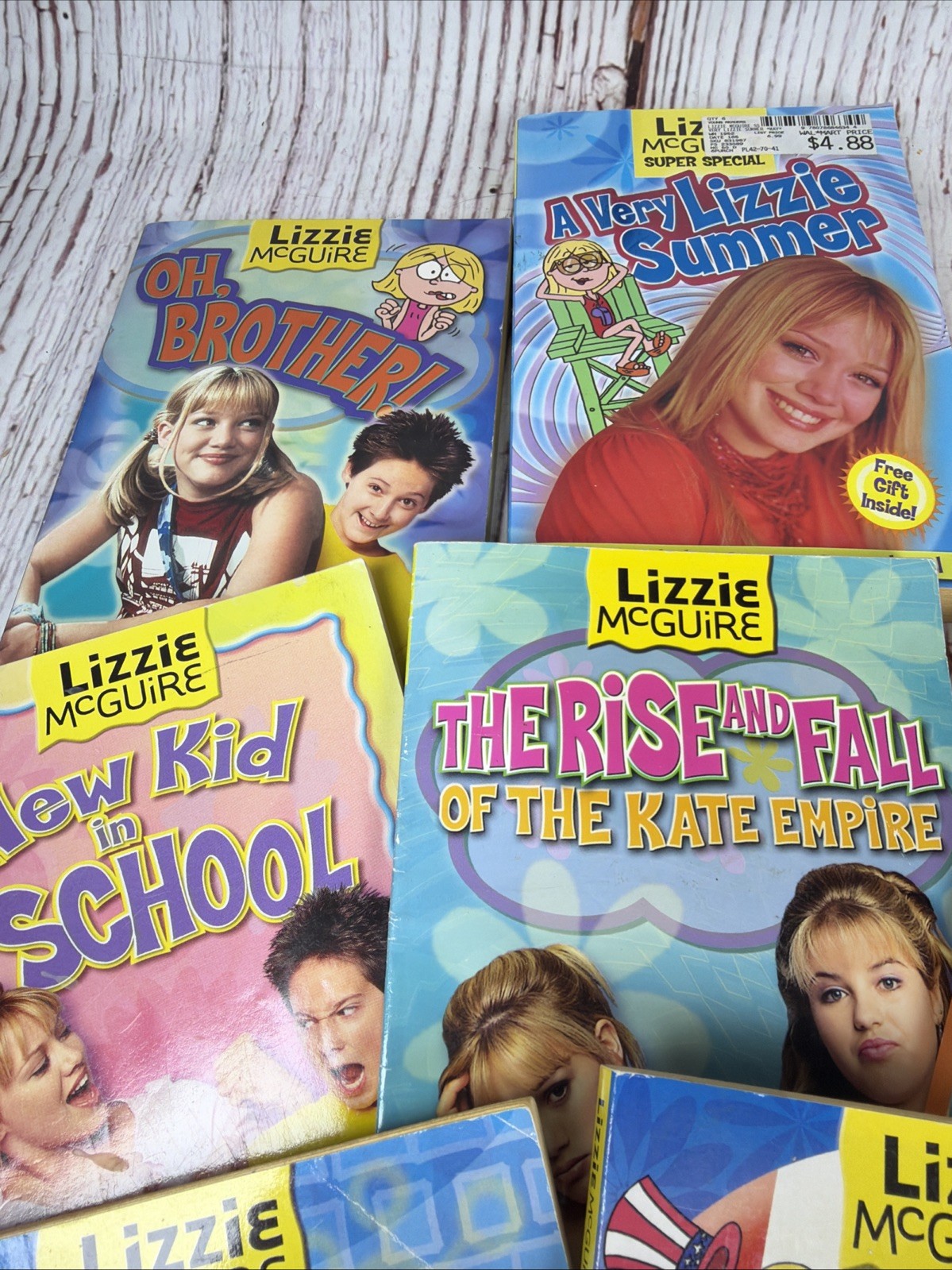 Lizzie Mcguire 2000’s Lot of 10 Paperback Mysteries TV Disney Hillary Duff