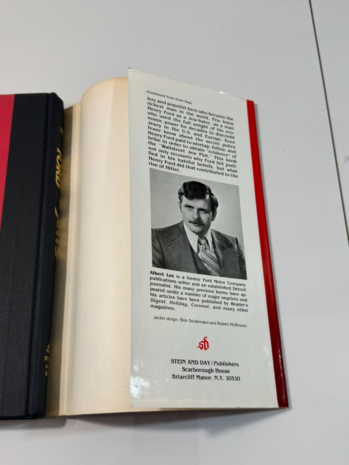 Henry Ford and the Jews Albert Lee History Jewish Studies 1980 HCDJ 0812827015