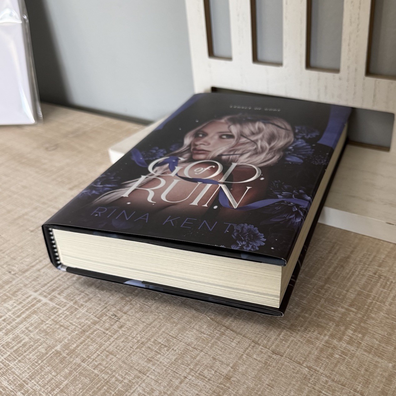 God of Ruin by Rina Kent w/OOP Discreet Hardback Book Legacy of Gods