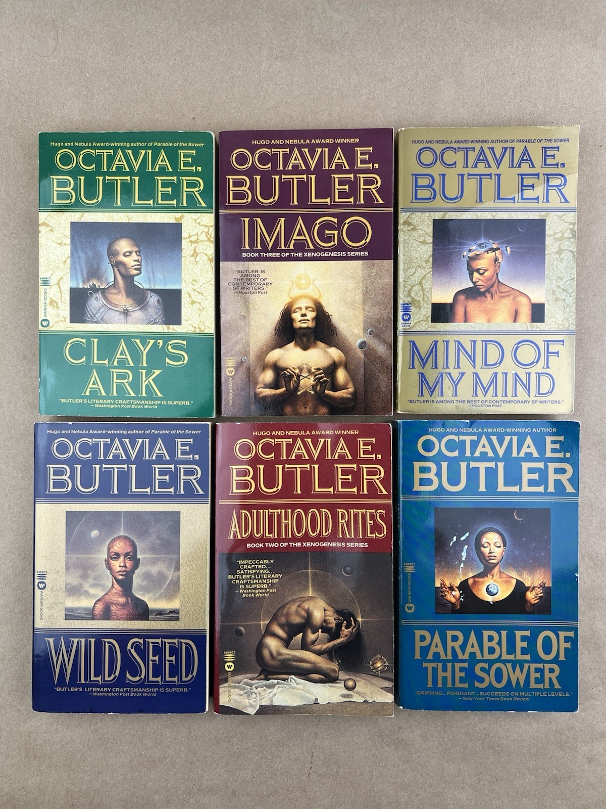 Octavia Butler: 6 Volumes, Aspect SF, Xenogenisis, Patternist, Parable, MM