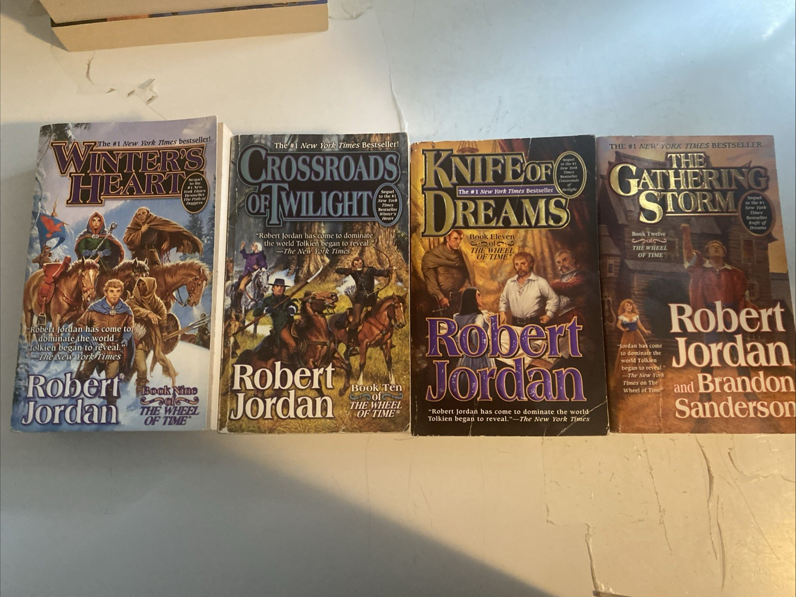 The Wheel of Time Complete Set 1-14 plus prequel 15 PB Books Robert Jordan