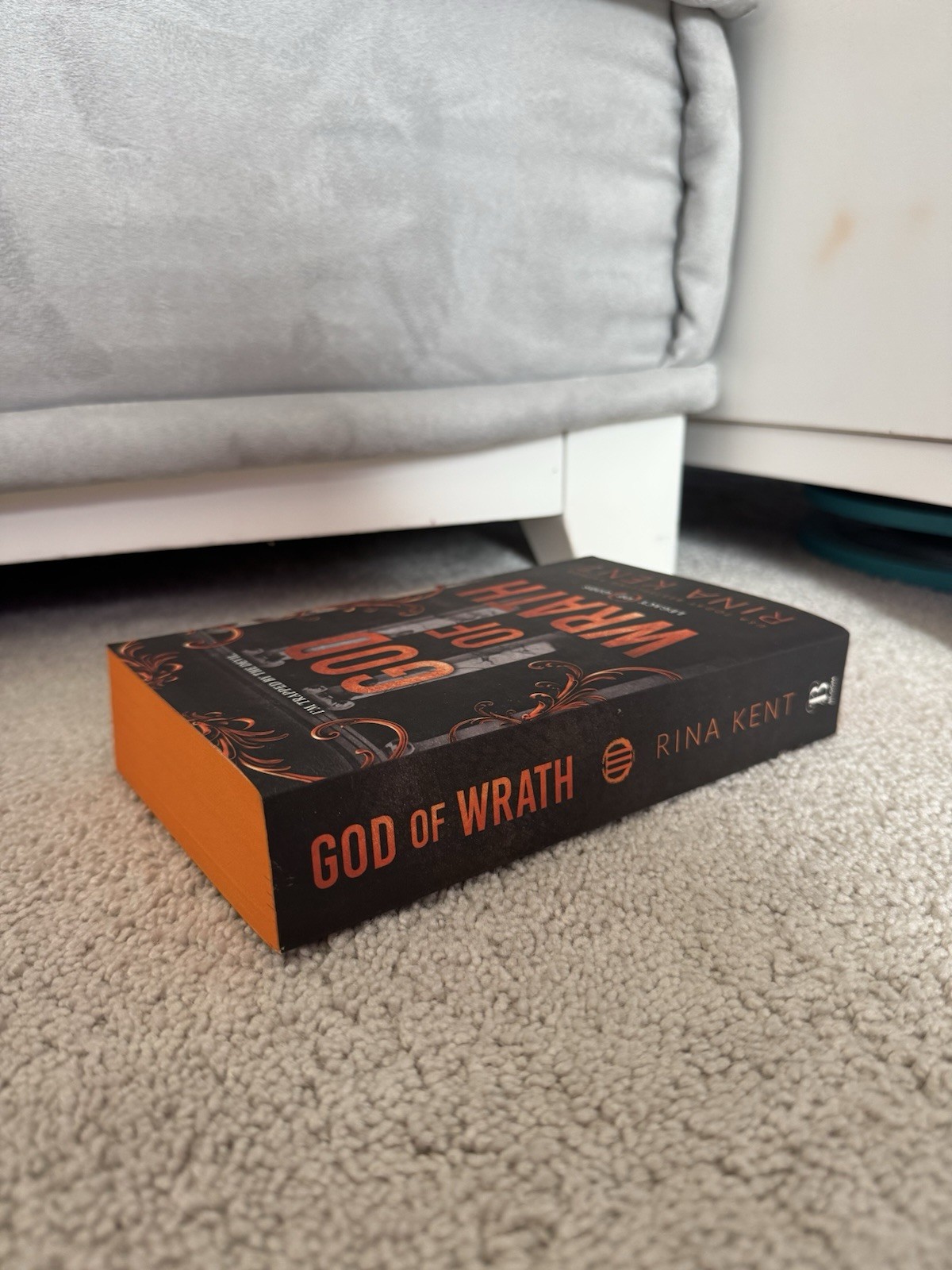 God of Wrath by Rina Kent – signed book plate Deluxe edition with sprayed edges