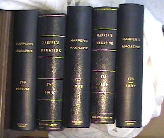 Harpers Magazines 1800s&1900s Shelfworthy Volumes Leather Classic Authors NonFic
