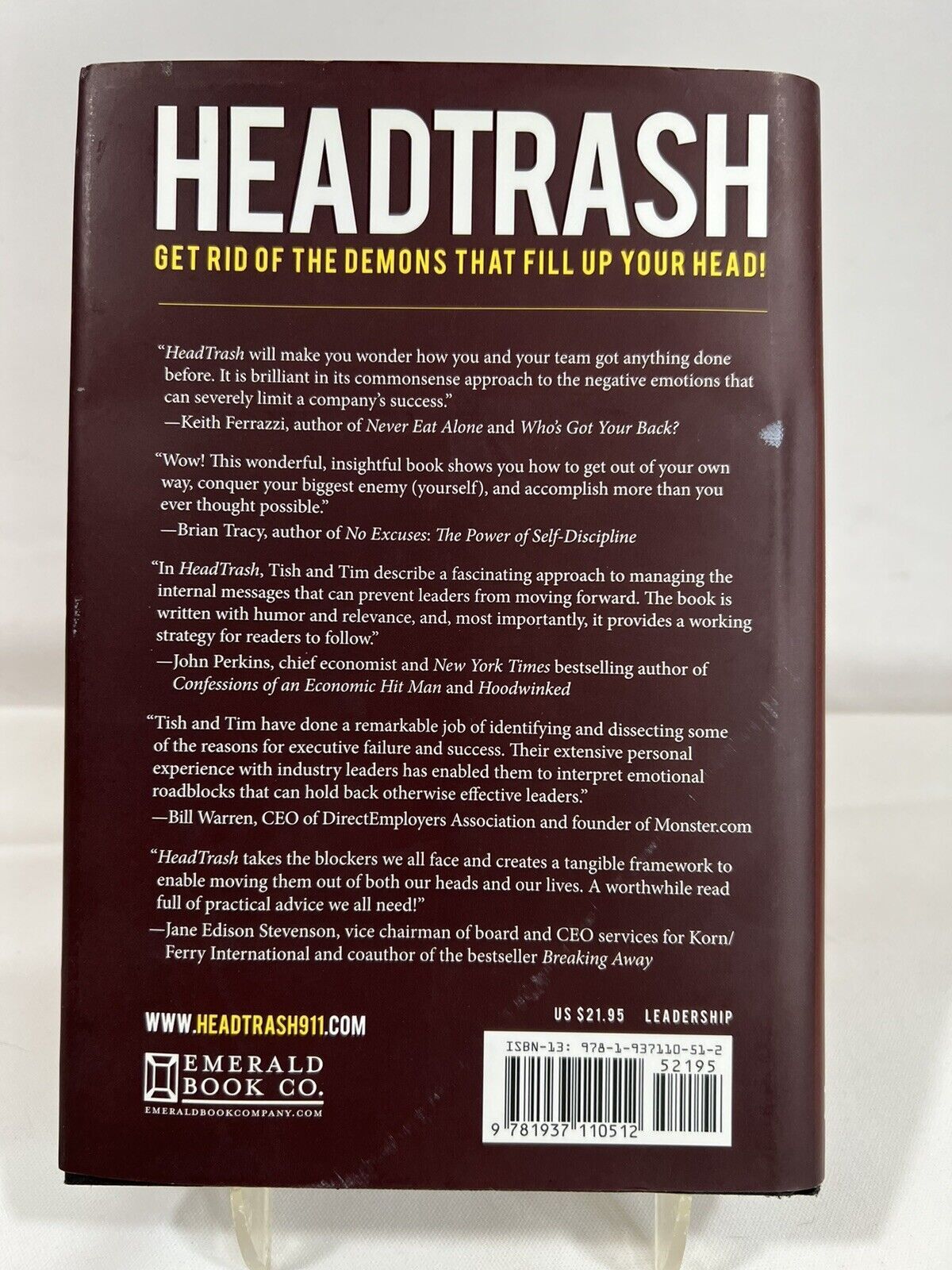Headtrash Success Book Unbranded Self Help Personal Development Very Good Condit