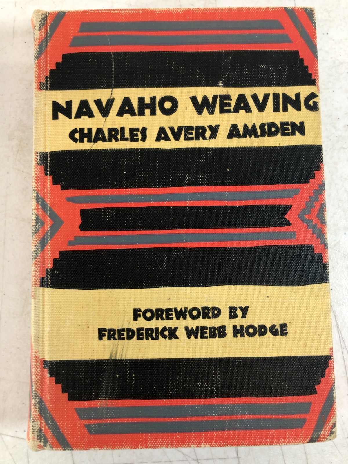 Navaho Weaving, Charles Avery Amsden 1949, E-109