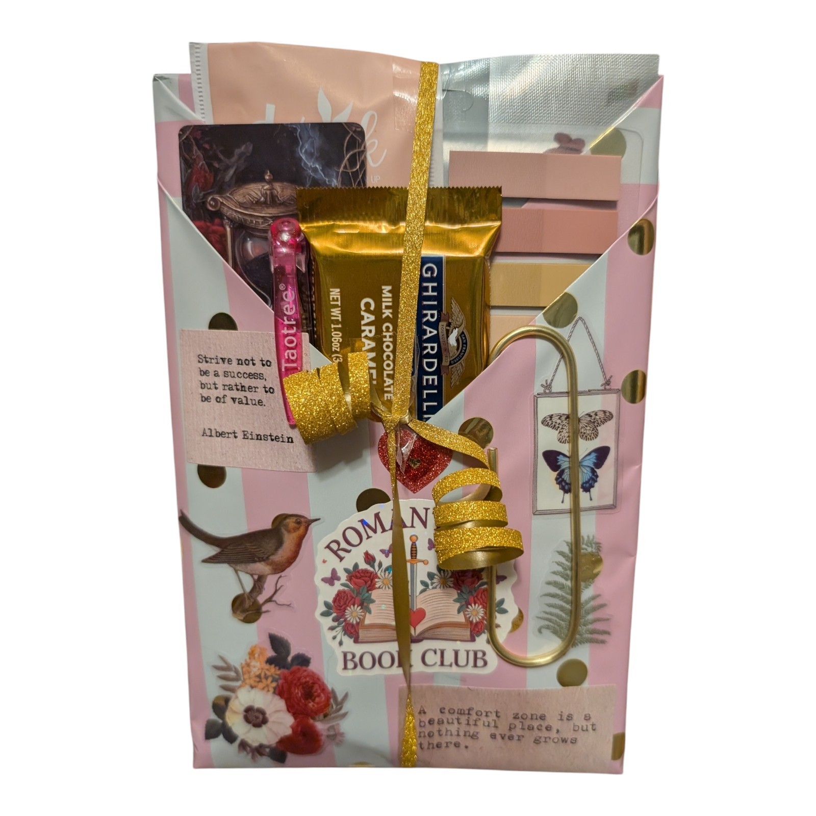 Enchanted Escape: Blind Date With A Book, Tea, Candy Bookmark More Booktok