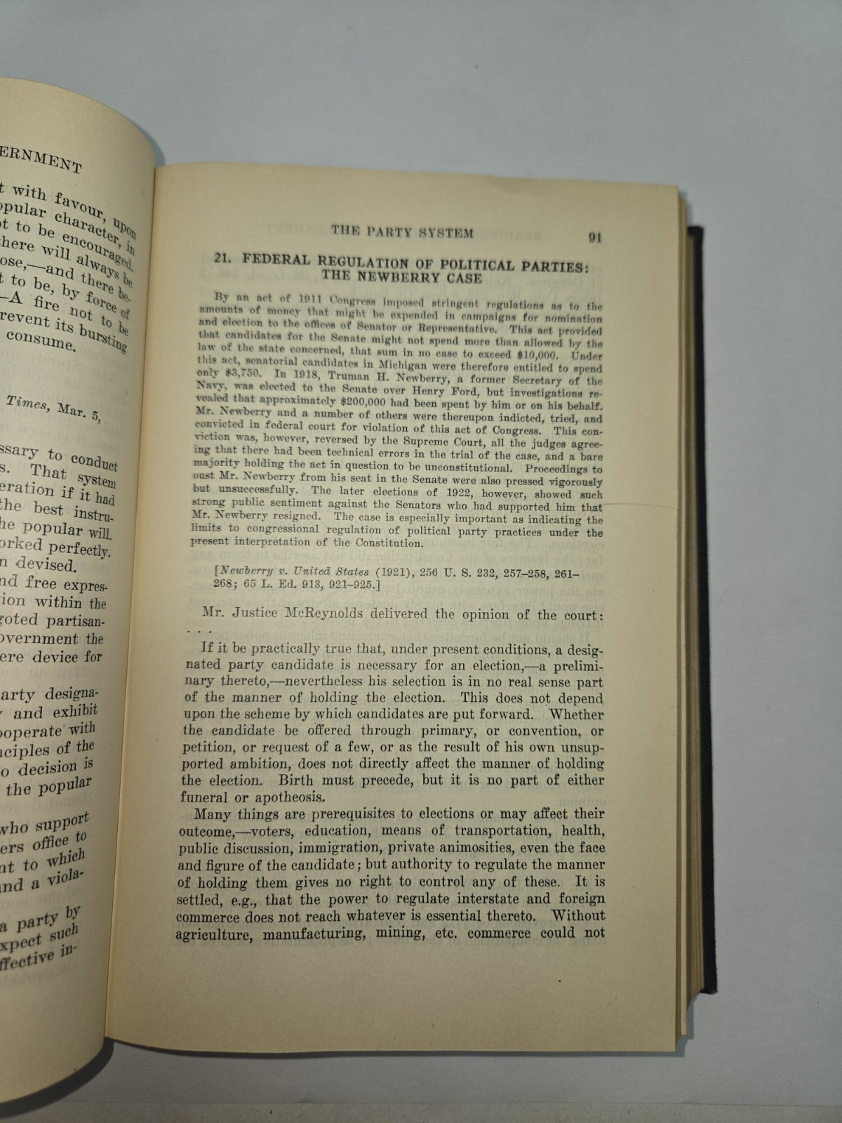 1930 Documents and Readings in American Government John Mathews Clarence Berdahl