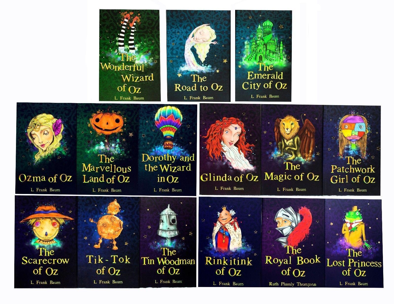The Wizard of Oz Collection 15 Books Box Set by L. Frank Baum – Ages 9-14 – PB