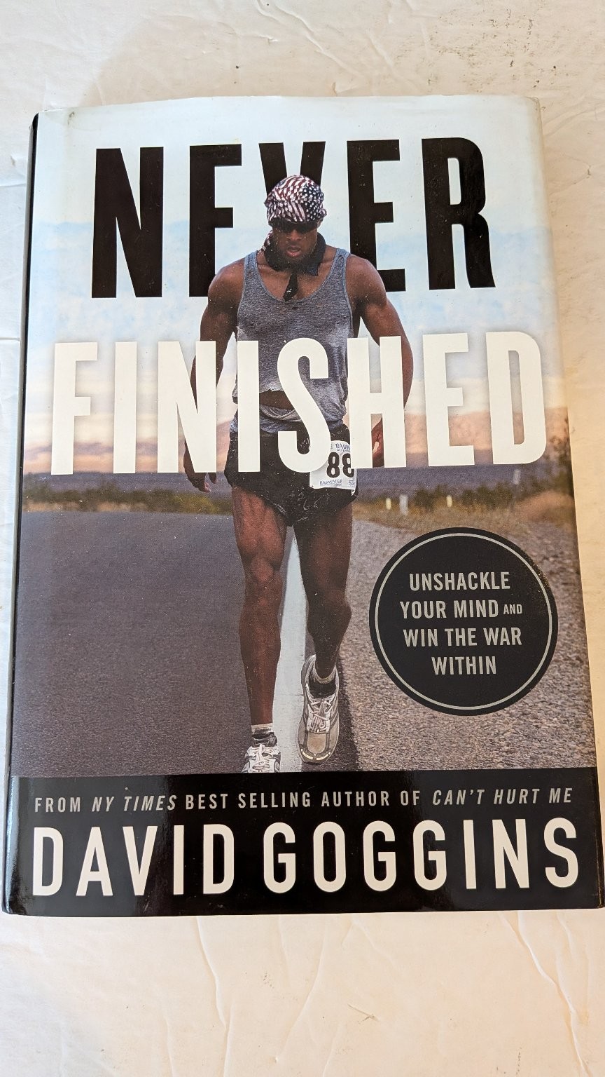 Never Finished David Goggins 2022 First Edition Motivational Lioncrest
