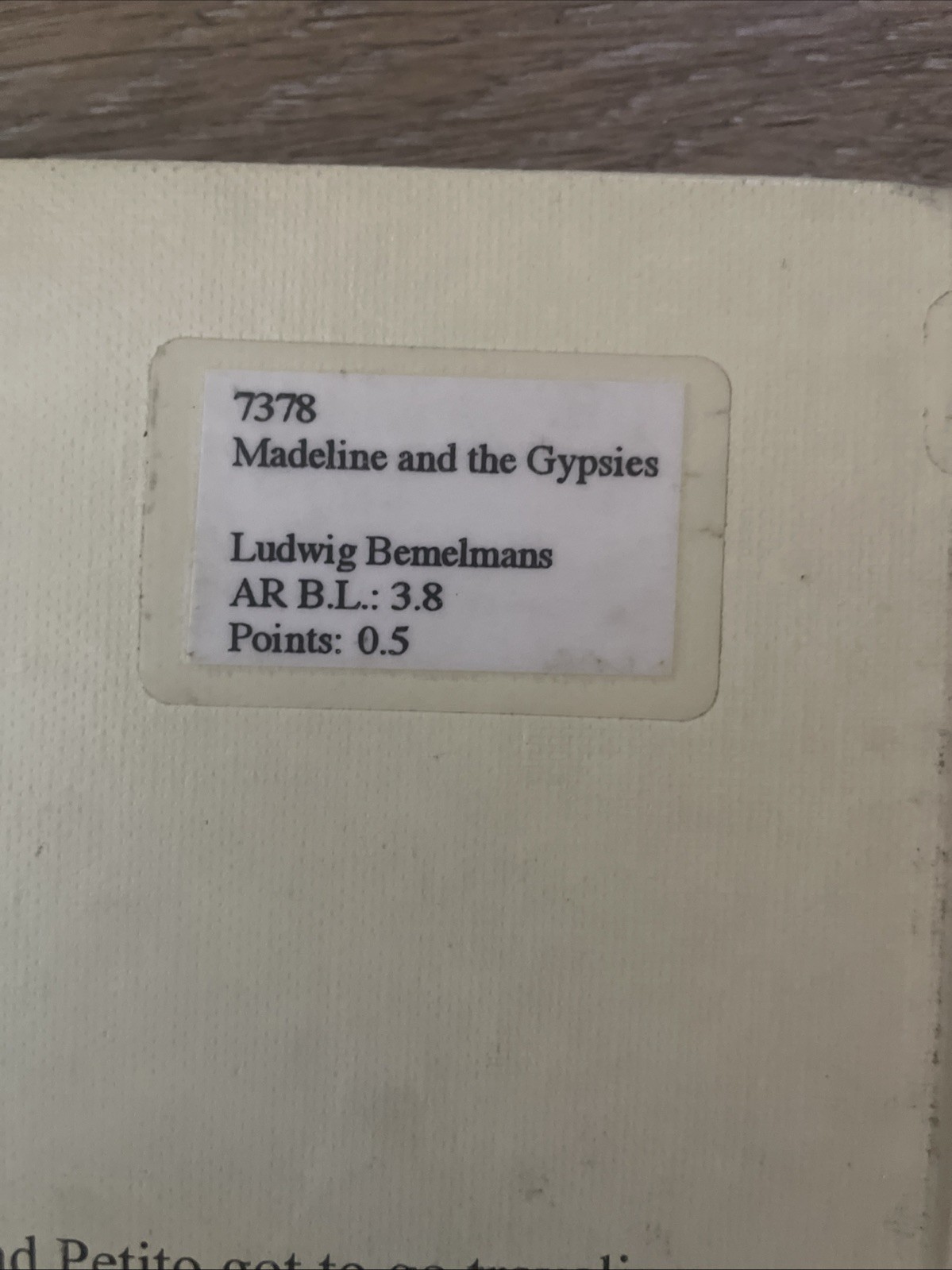 Madeline And The Gypsies Ludwig Bemelmans 1987 Childrens Hardcover BOOK 12.25×9