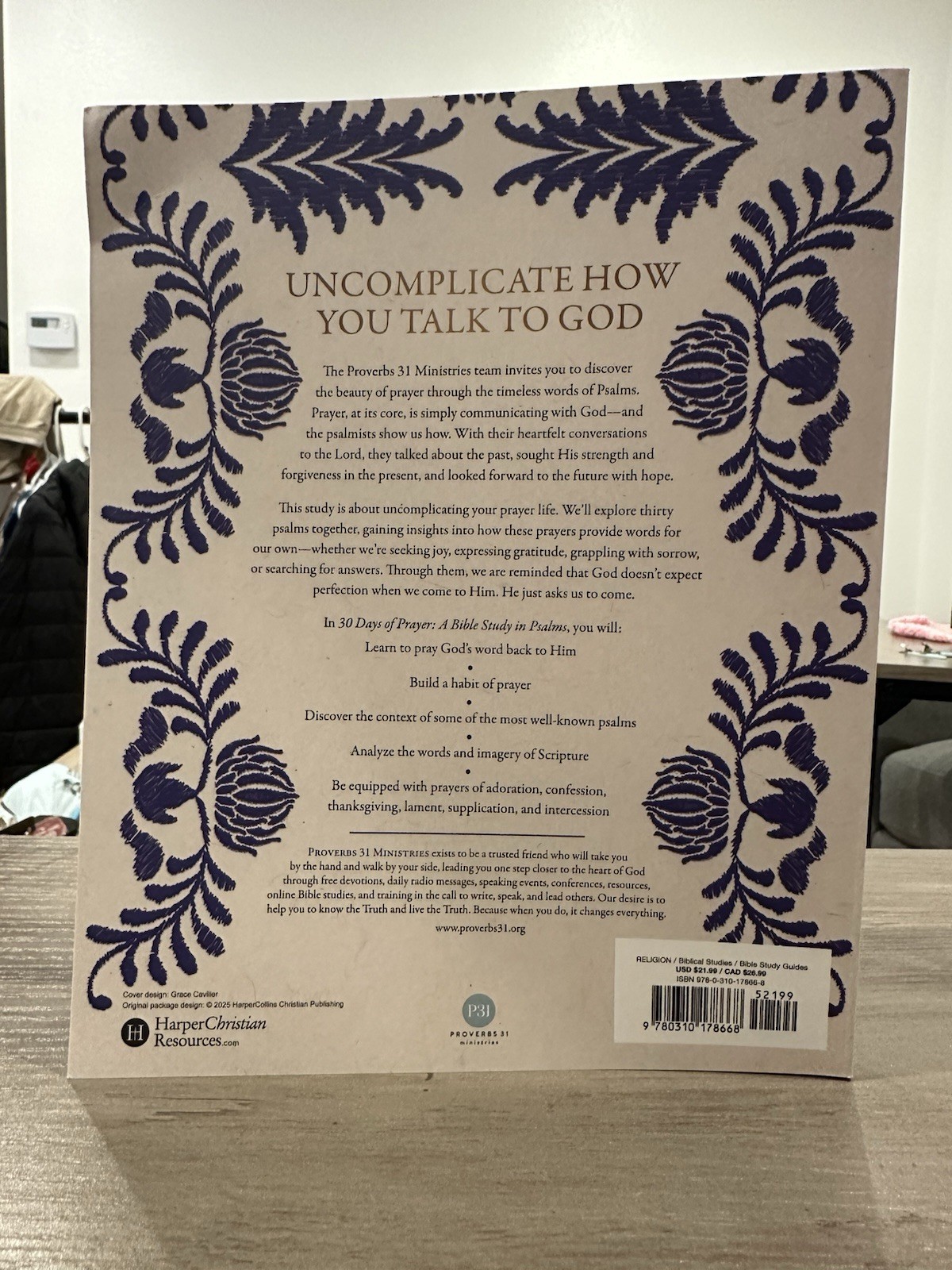 30 Days Of Prayer: A Bible Study In Psalms, Lysa Terkeurst Religion BRAND NEW