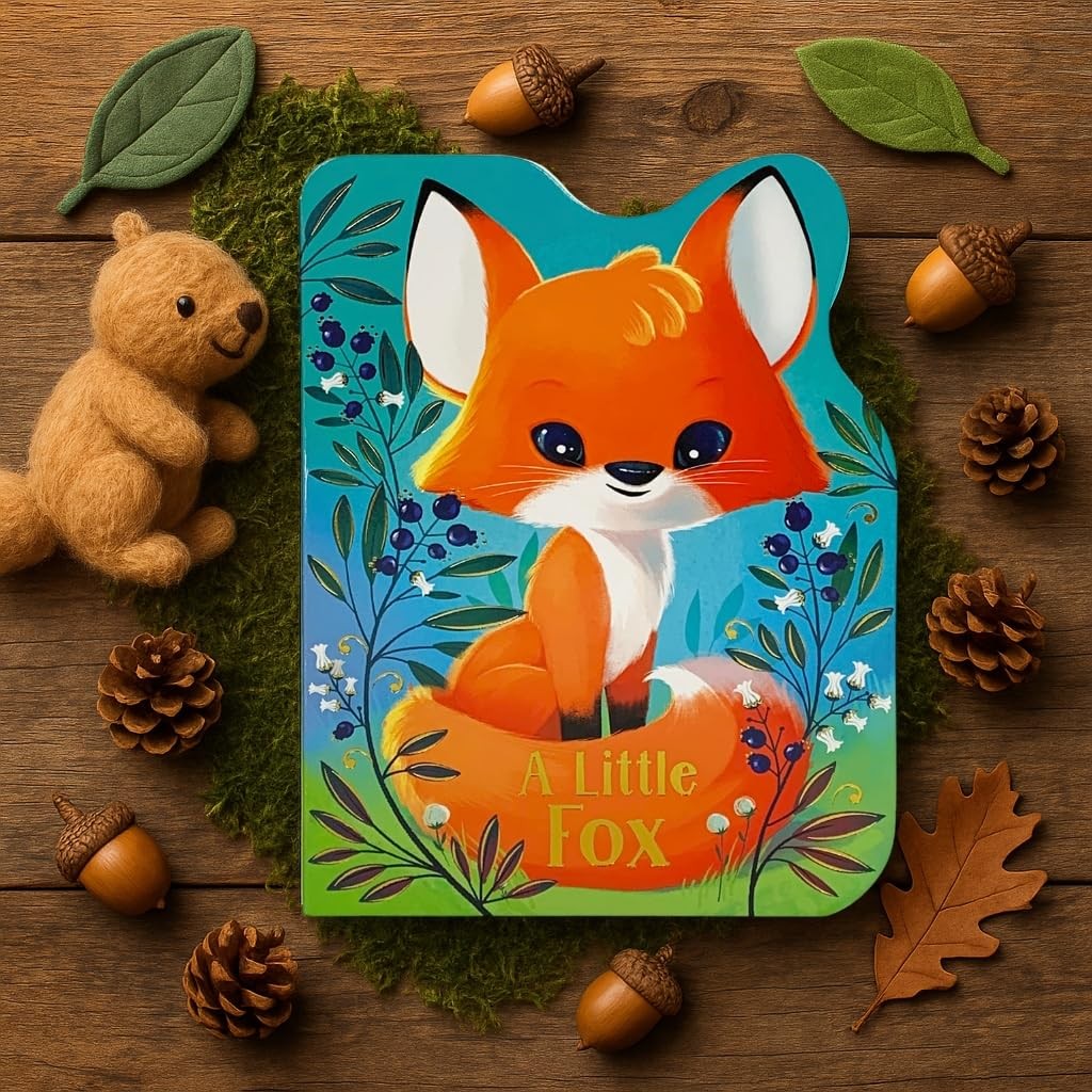 A Little Fox – Animal-Shaped Board Book for Babies and Toddlers