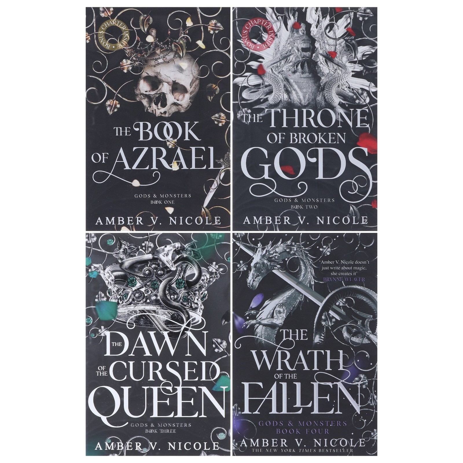 Gods & Monsters Series by Amber V. Nicole 4 Books Set – Fic – PB