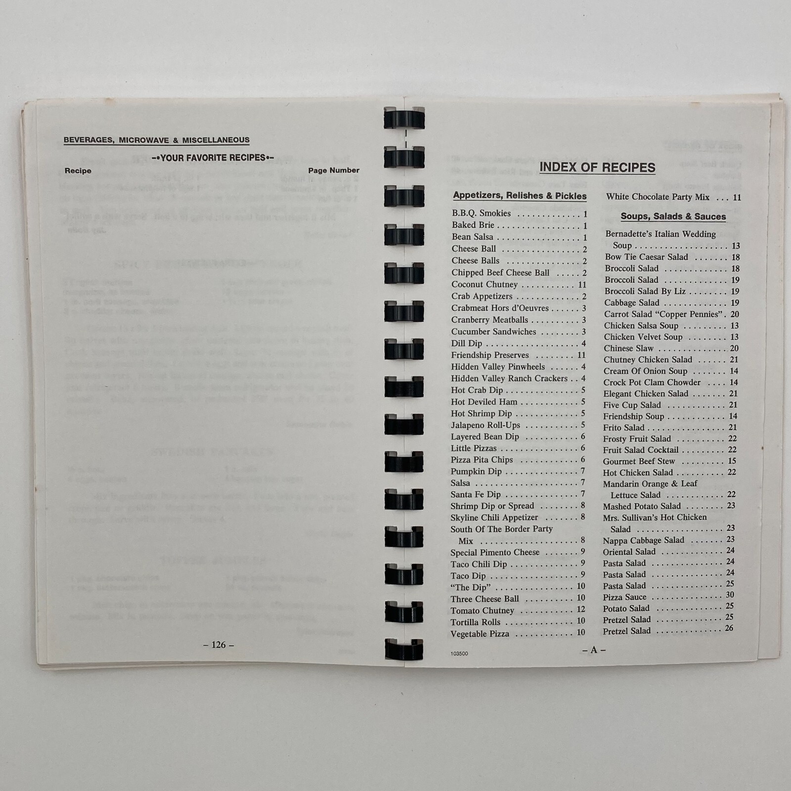 Charles Elementary School Cookbook Richmond, Indiana (1996, Spiral) 126 pages