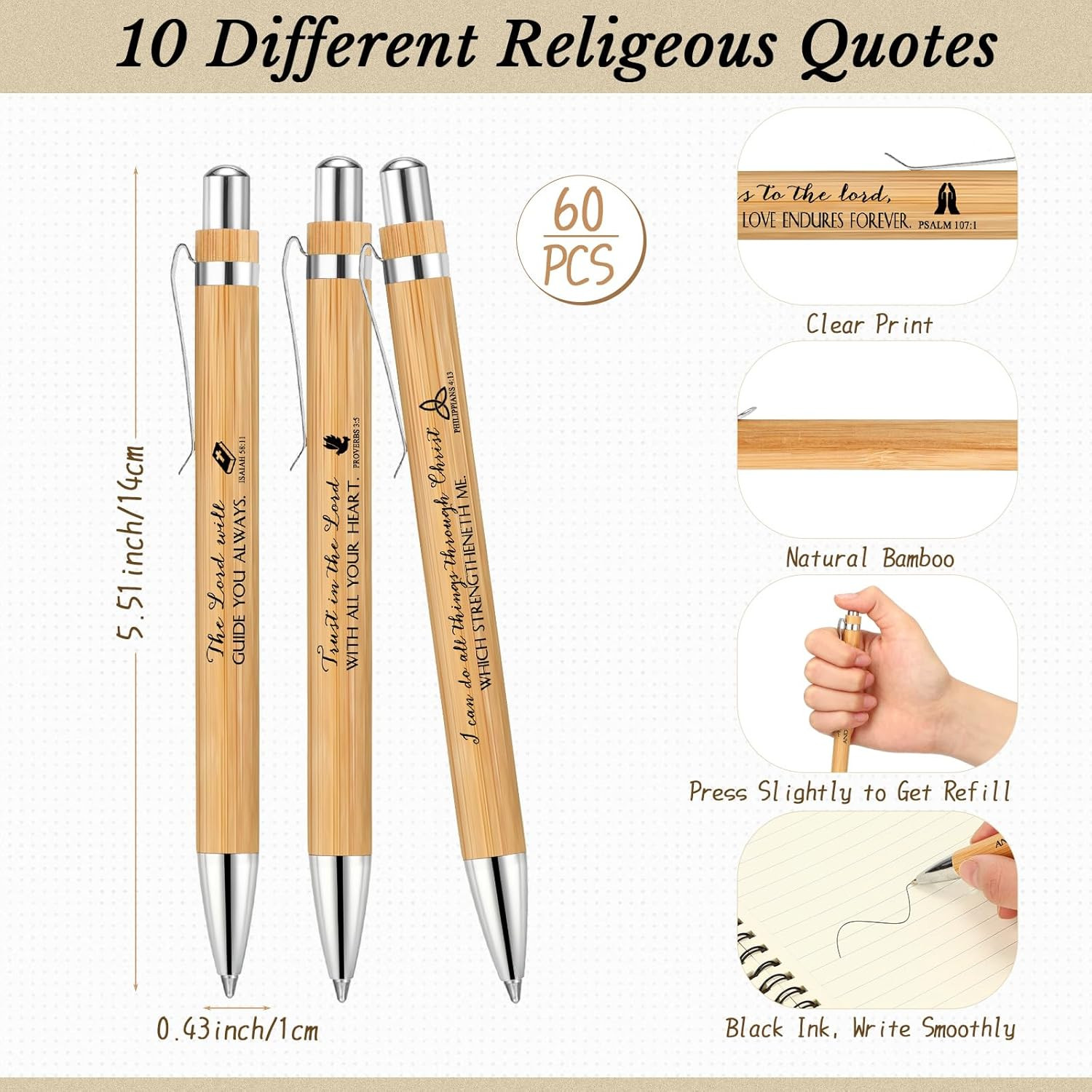 120 Pcs Christian Gift Bulk for Women Bible Verse Notebook Prayer Journal Inspir