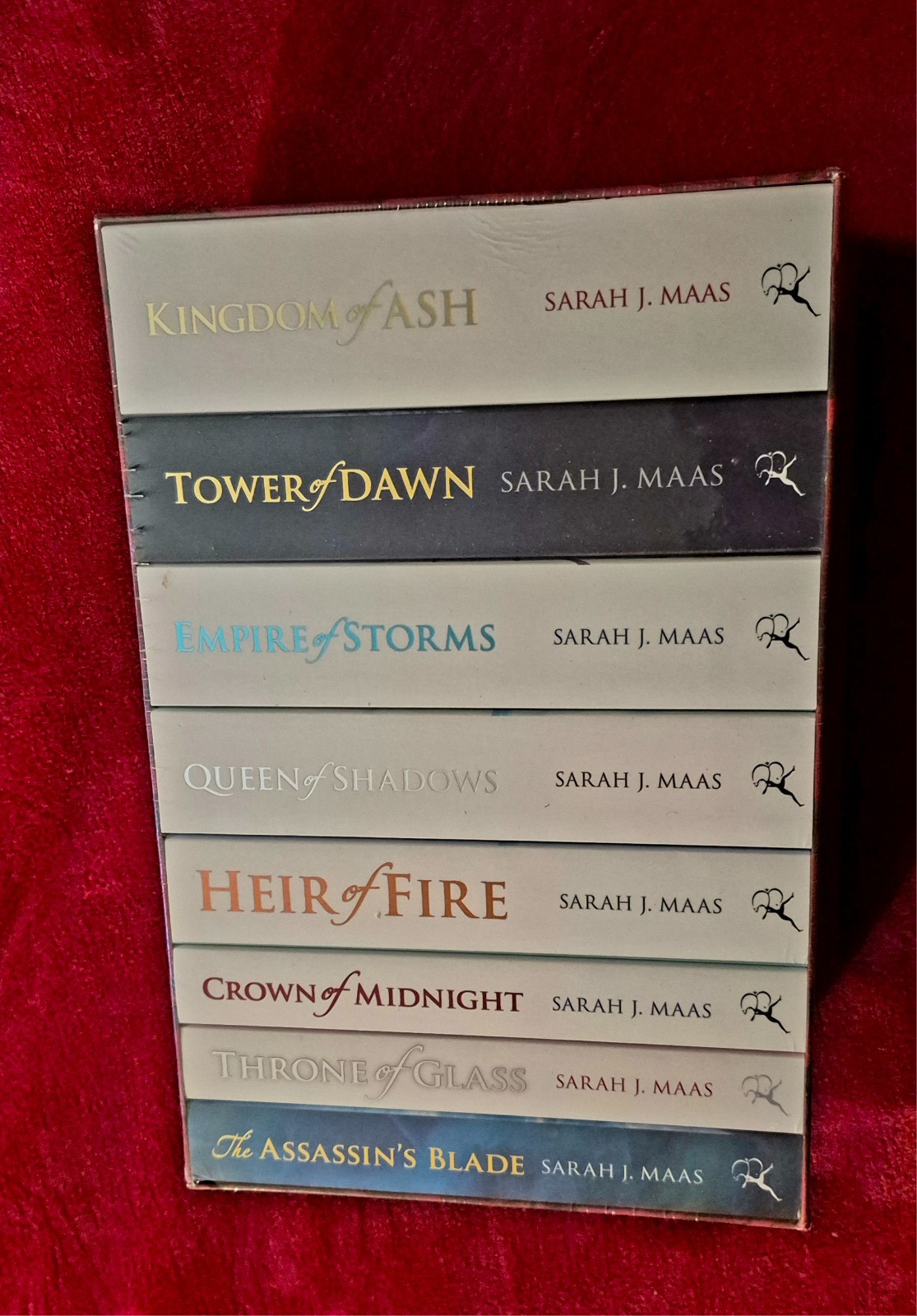 Throne of Glass Box Set Series SEALED White UK covers Books Sarah J Maas oop set
