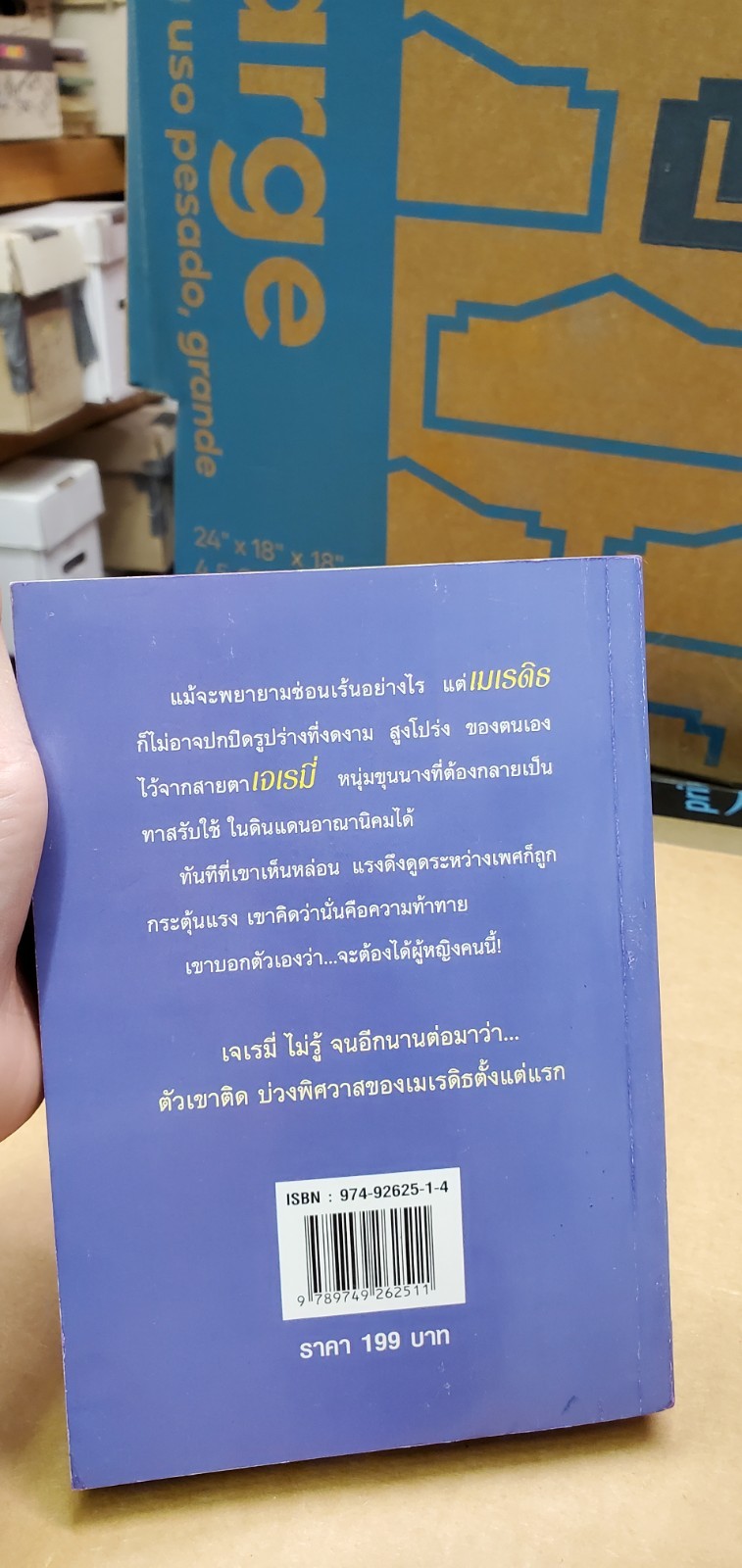 Thai Language #81; book, romance, paperback; see scans for title, author, novel