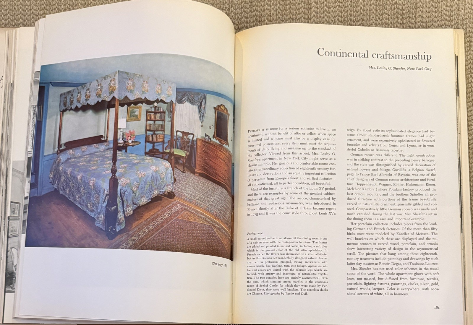 Living With Antiques: A Treasury Of Private Homes In America (1963, HC w/DJ)
