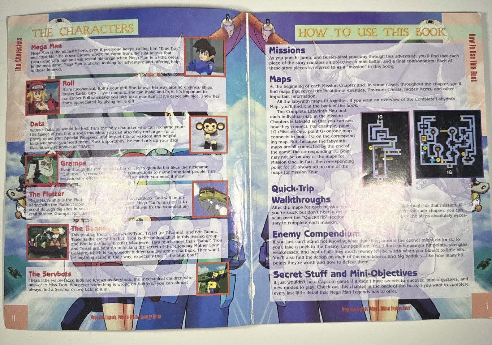 Mega Man Legends Official Strategy Game Guide by Prima and Capcom PS1 N64
