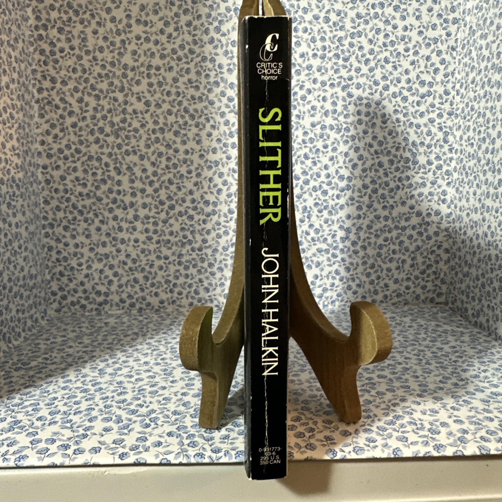 Slither By John Halkin 1986 Critic’s Choice Paperback Book Vintage Horror