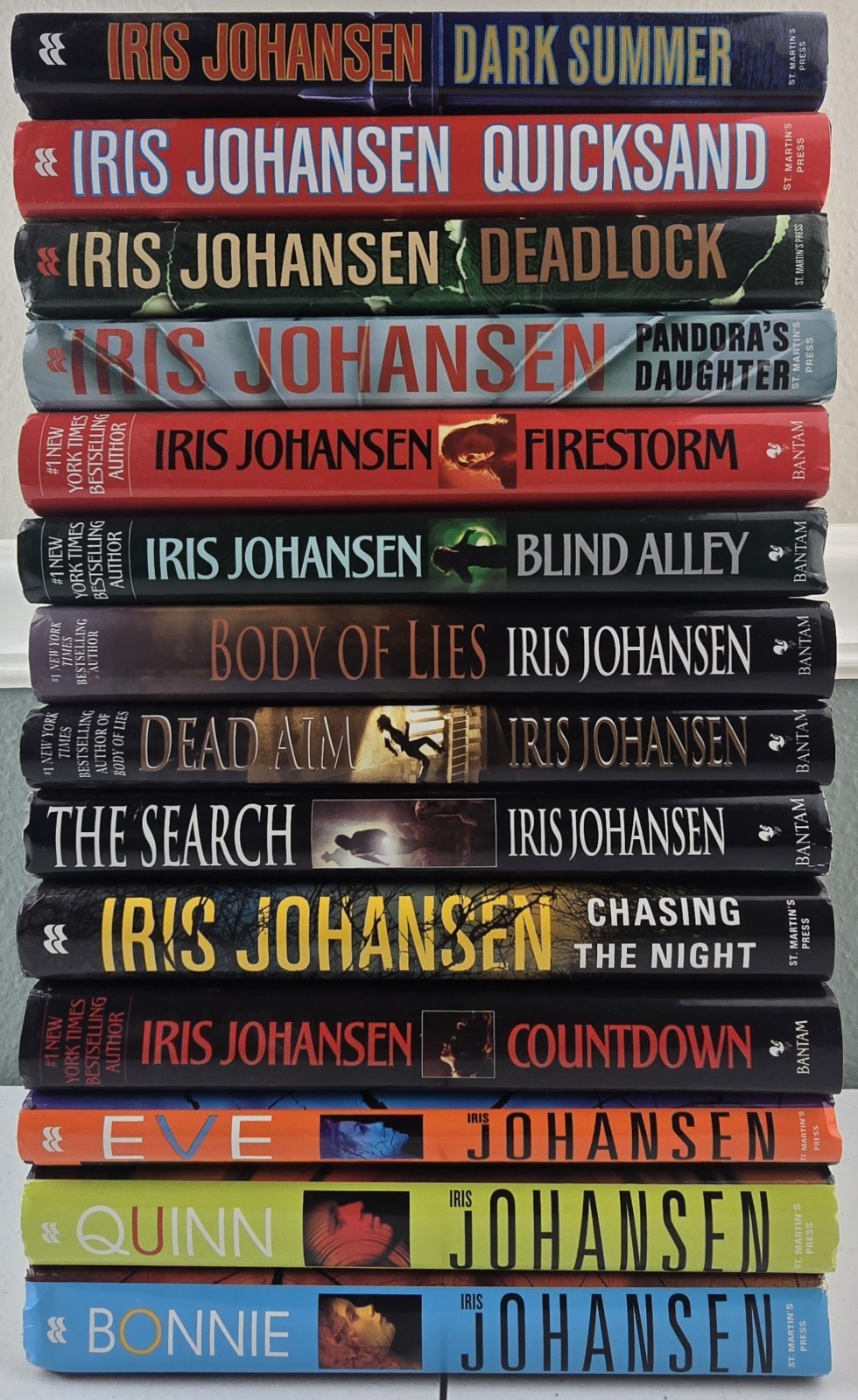 Iris Johansen Multiple Series Lot of 14 Hardback Novels