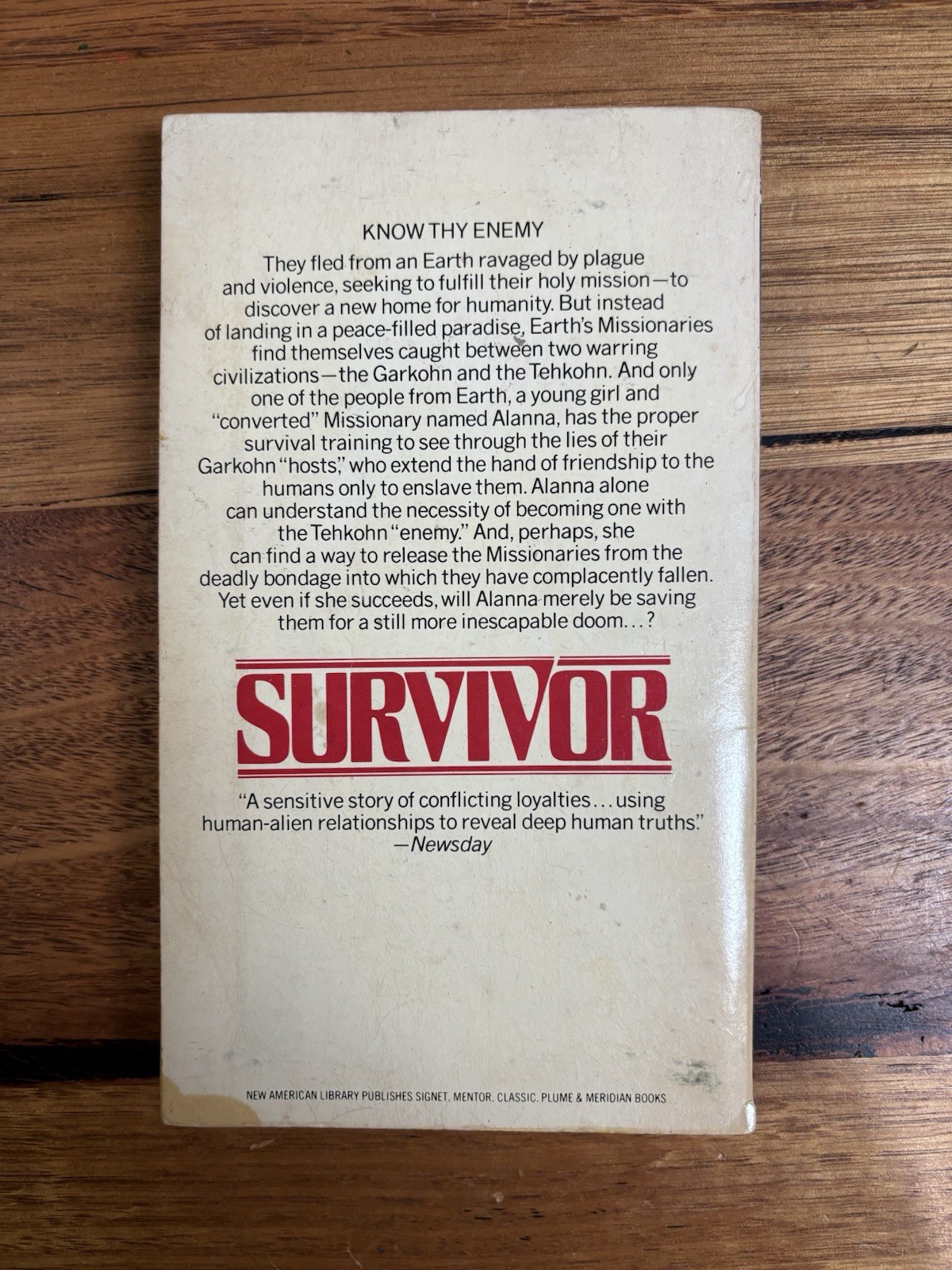 Survivor by Octavia E. Butler 1979 1st Signet US Vintage Paperback