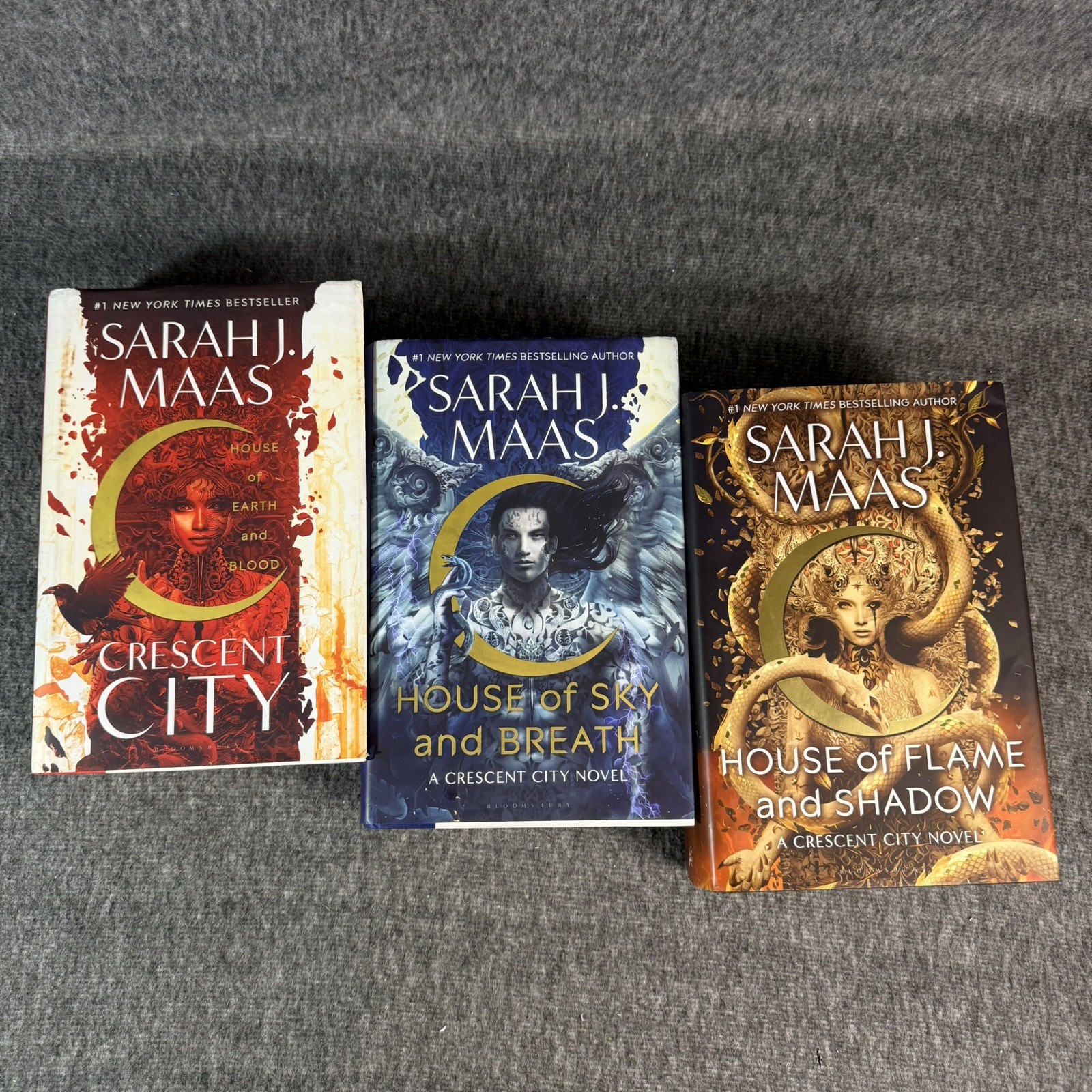Sarah J Maas 16 Book Lot COMPLETE ACOTAR Crescent City HC Throne of Glass NEW