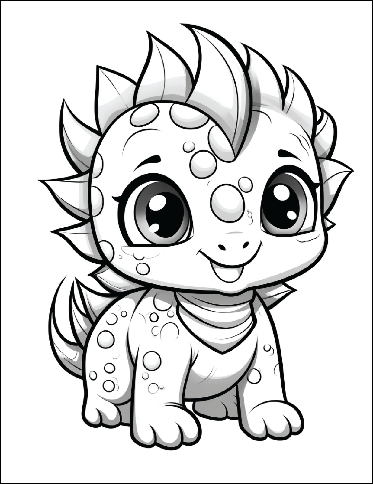 NEw Baby Dinosaur Coloring Book – Fun & Educational Activity for Kids A