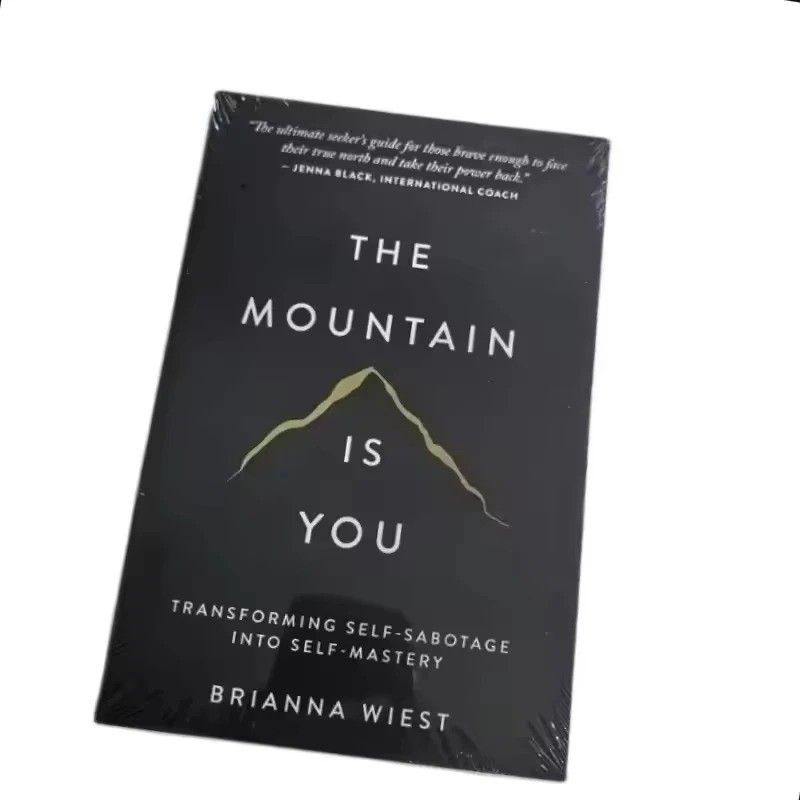 The Mountain is You by Brianna Wiest Paperback Self-Help Book Free Shipping US