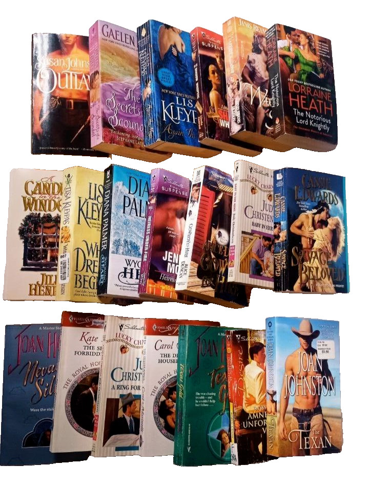 Lot of 12 Romance PBs – Modern Harlequin Style Titles