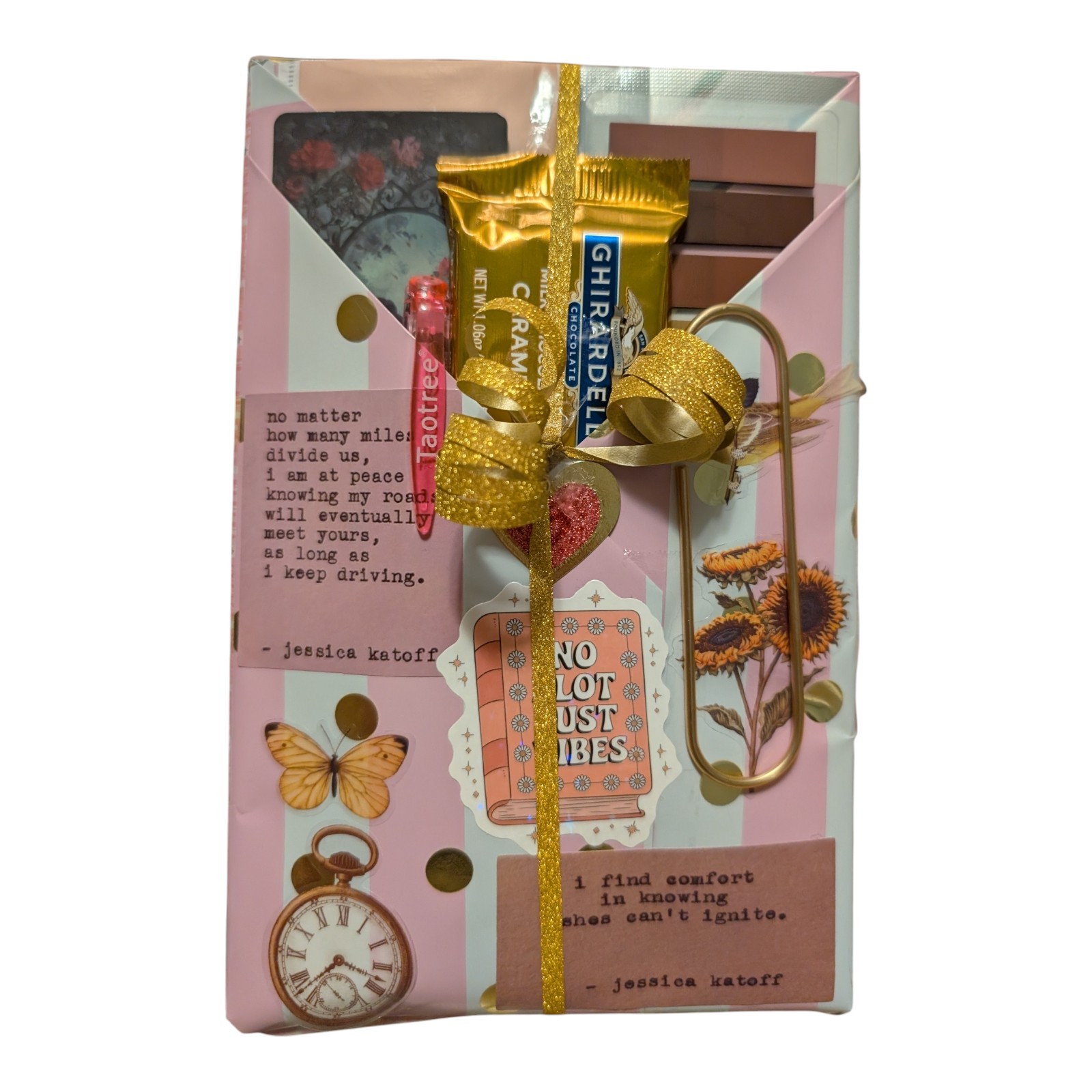 Enchanted Escape: Blind Date With A Book, Tea, Candy Bookmark More Booktok