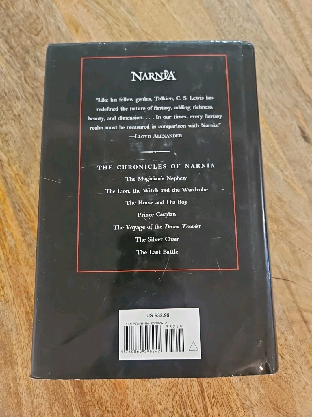 The Chronicles of Narnia Omnibus – CS Lewis (Hardcover) 7 In 1 Books, VG, HCDJ