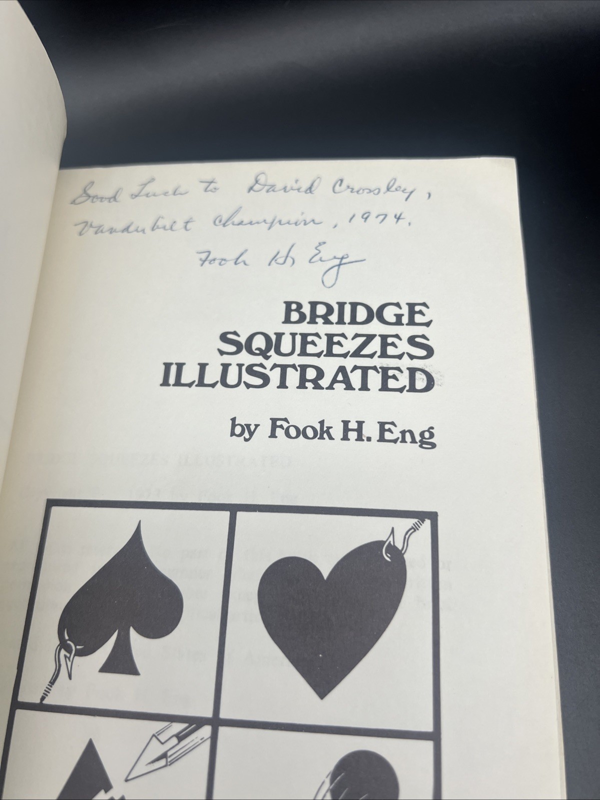 Bridge Squeezes Illustrated by Fook H. Eng *Inscribed By Author*
