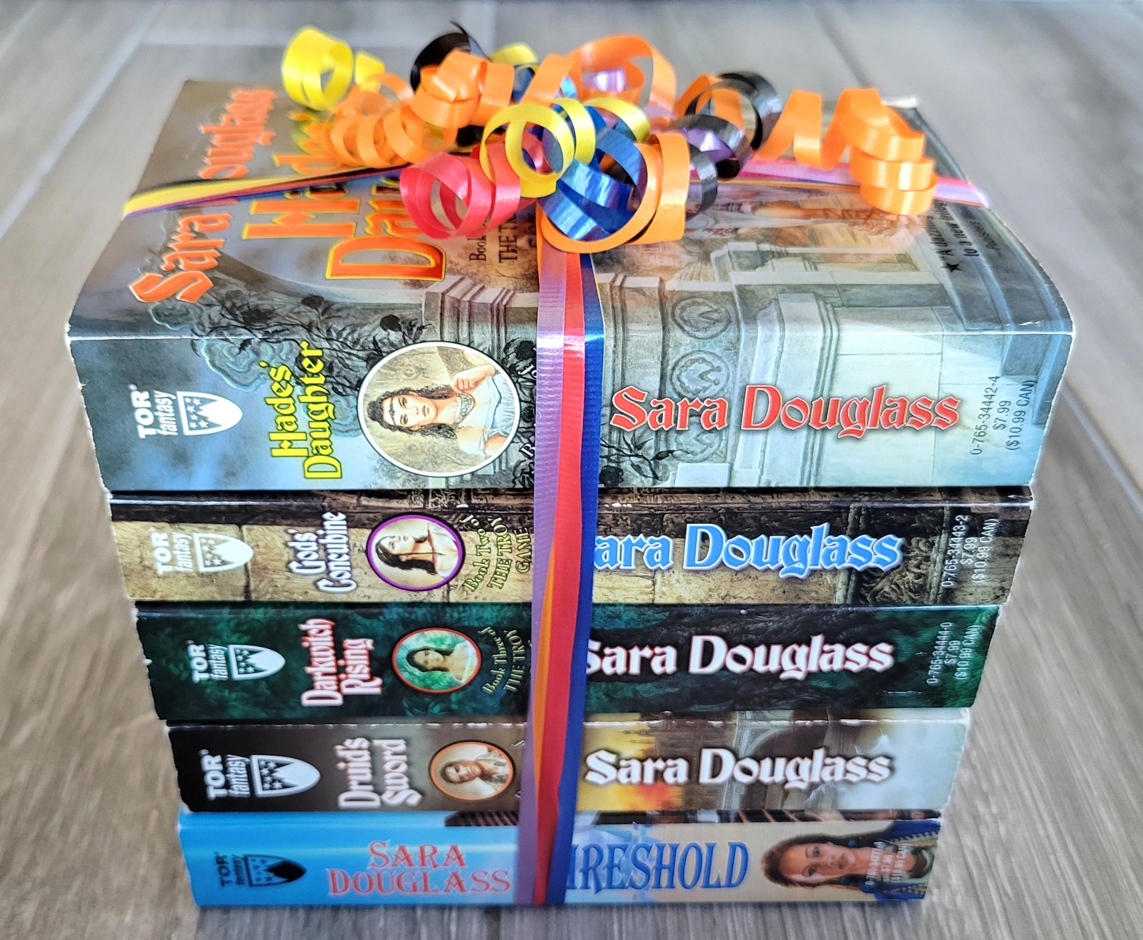 THE TROY GAME COMPLETE SERIES # 1-4 SARA DOUGLASS & THRESHOLD ALL 1ST EDITIONS