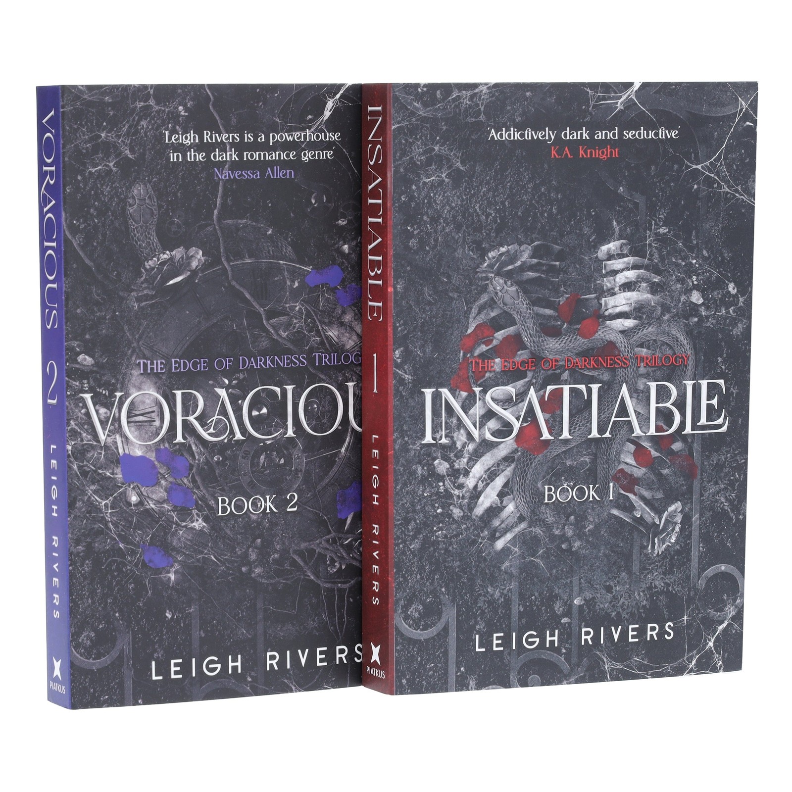 The Edge of Darkness Trilogy (Book 1&2) by Leigh Rivers 2 Books Set – Fic – PB