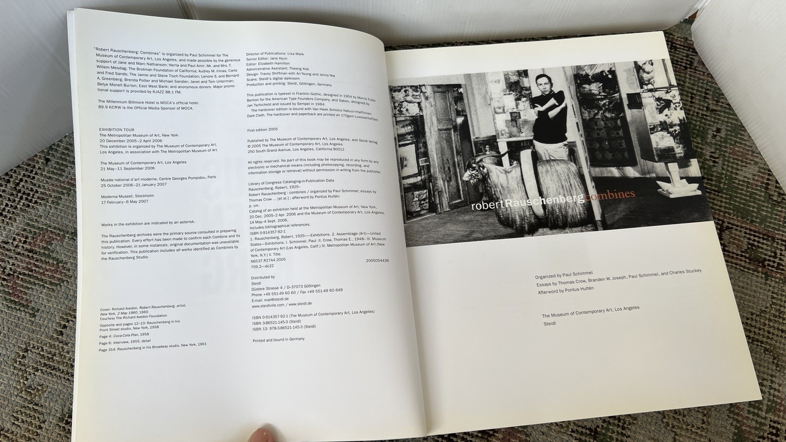 Robert Rauschenberg Combines 2005 PB First Ed Art Book Tate MoCA