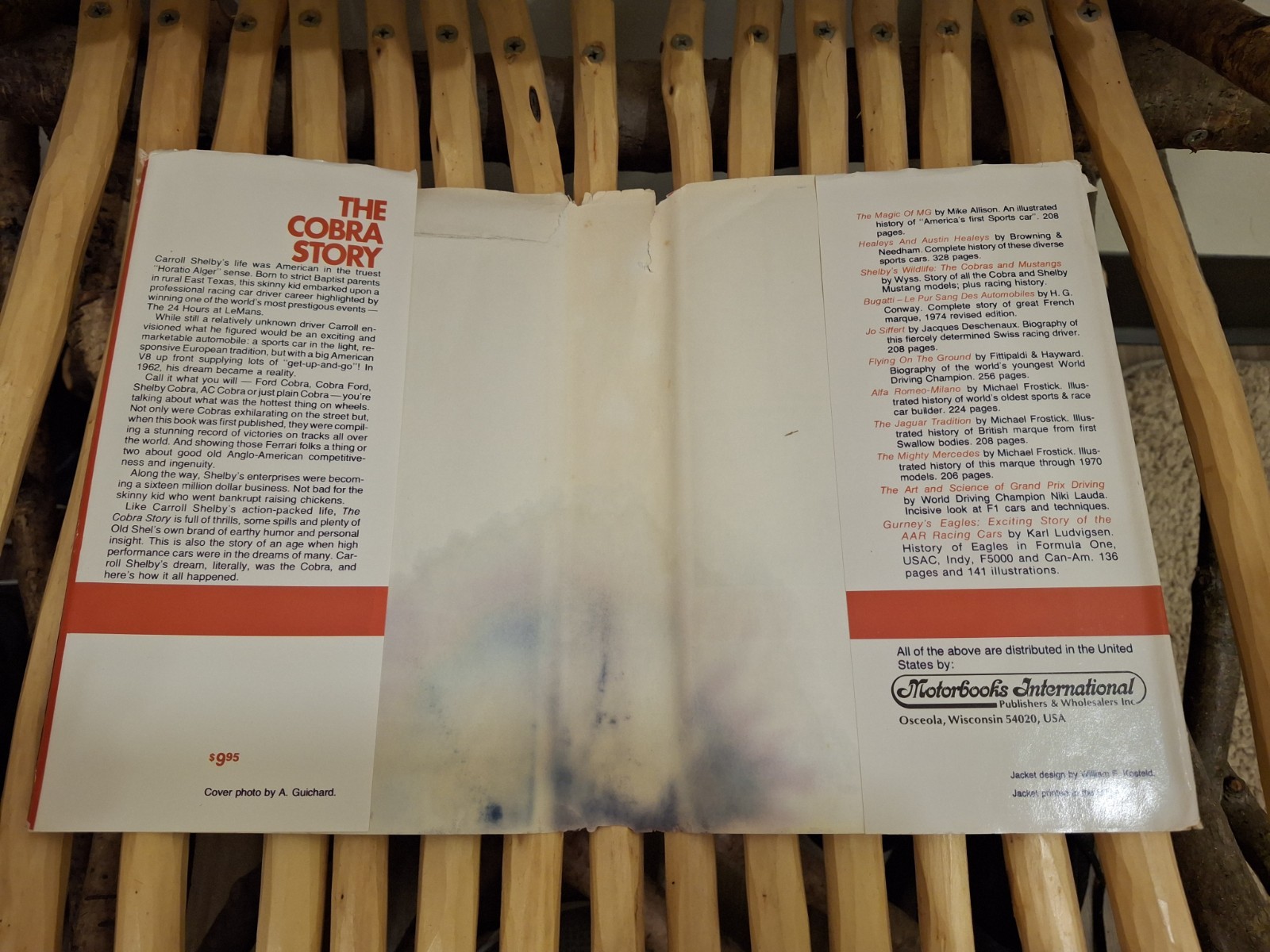 THE COBRA STORY Book by Carroll Shelby HC DJ 1974 Reprint 272 Pages
