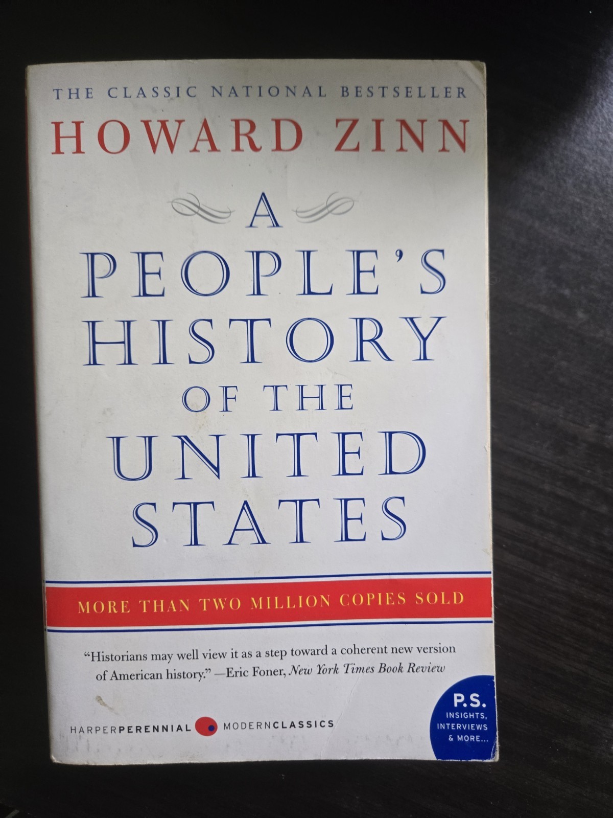 Harper Perennial A People’s History of the United States Zinn Paperback