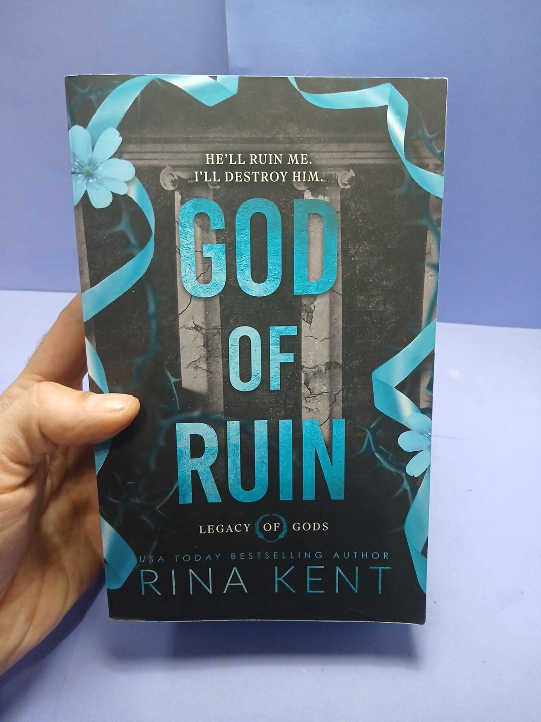 Legacy of Gods Series 1-5 by Rina Kent Deluxe Sprayed Edges God of Malice 1ST