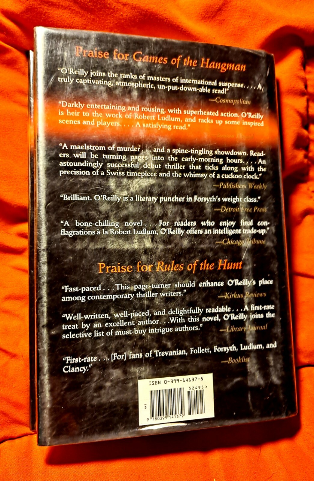 The Devil’s Footprint by Victor O’Reilly, HB with Dust jacket & mylar, 372 pages