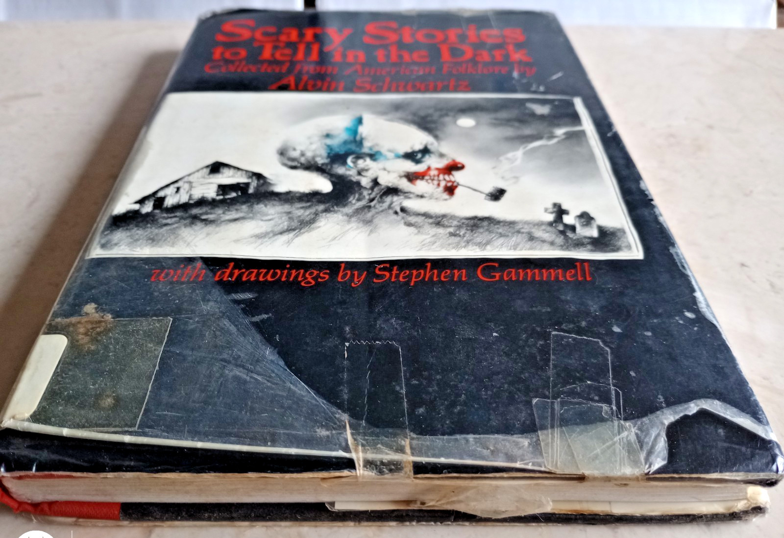 1981 1ST/9TH SCARY STORIES TO TELL IN THE DARK ALVIN SCHWARTZ HC/HARDCOVER BOOK