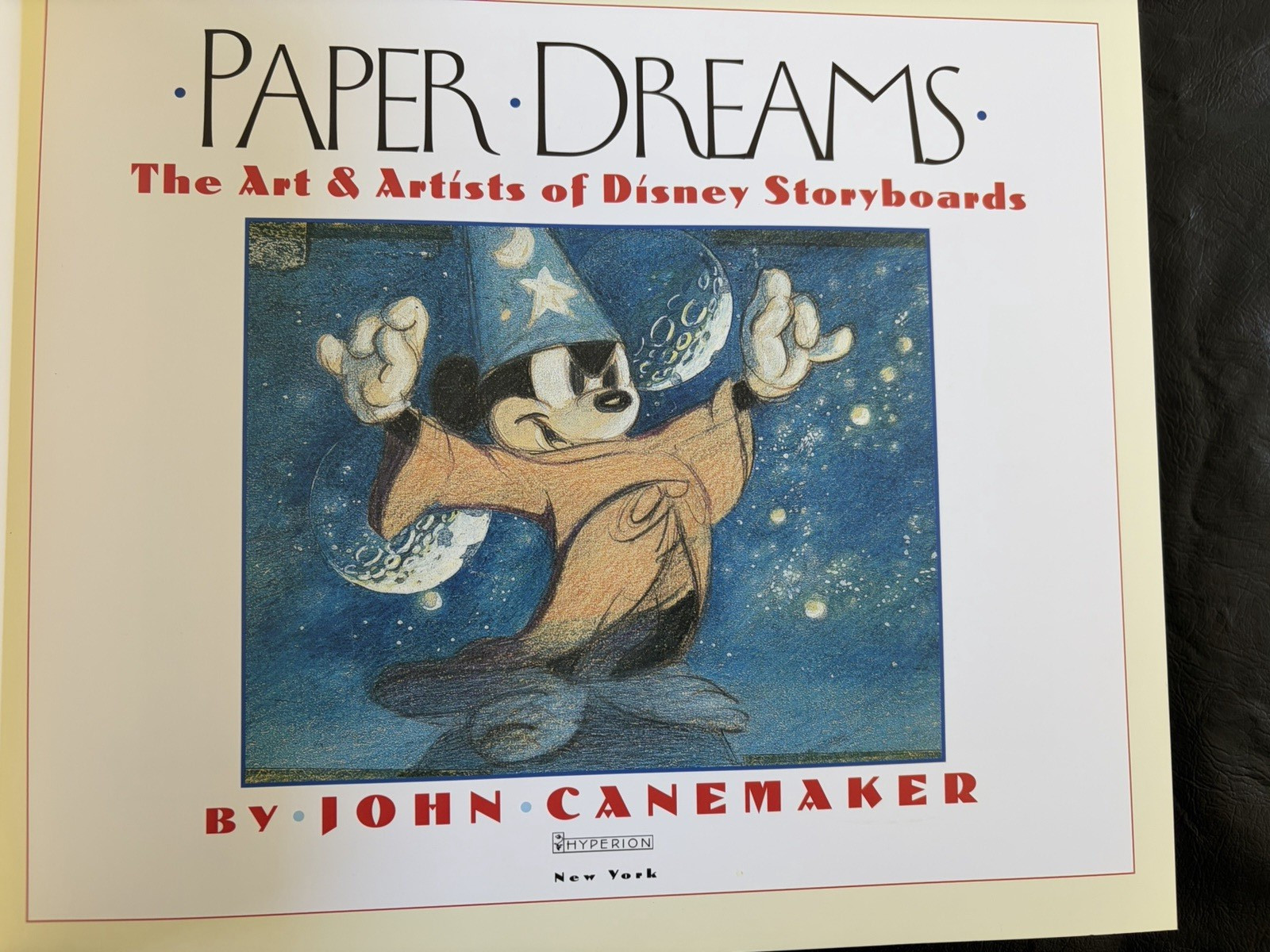 Paper Dreams: The Art And Artists Of Disney Storyboards – John Canemaker – 1st