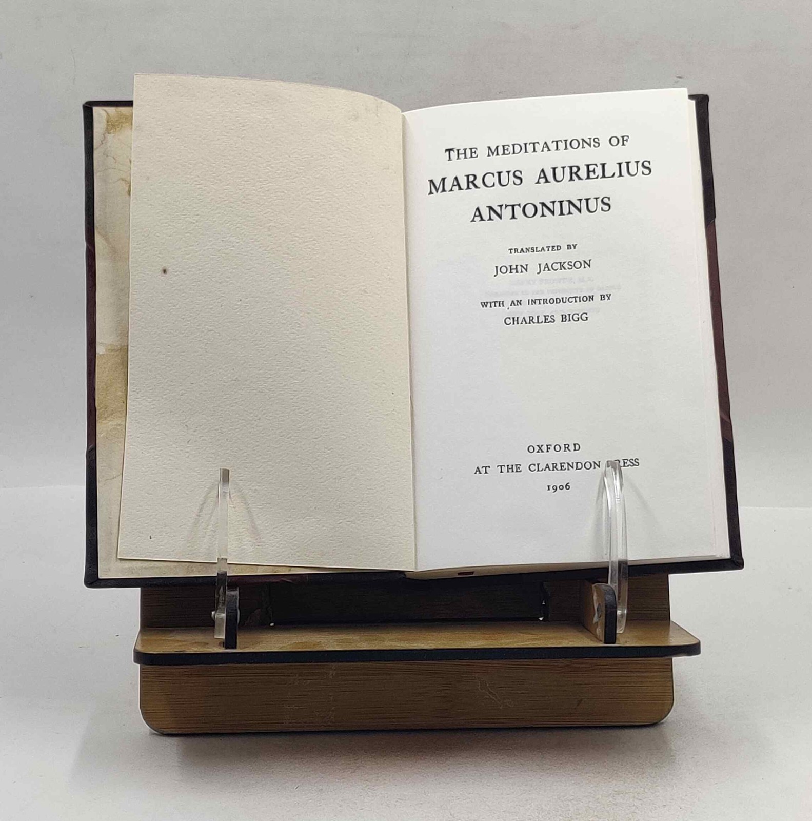 The meditations of Marcus Aurelius Antoninus 1906 by Marcus Au [Leather Crafted]