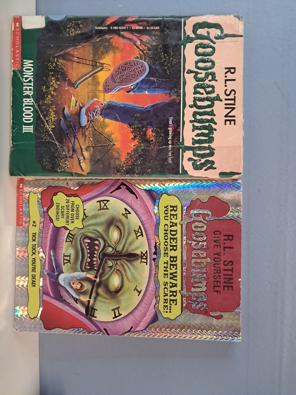 Lot Of 17 Vtg Goosebumps Books 1st Scholastic Printing