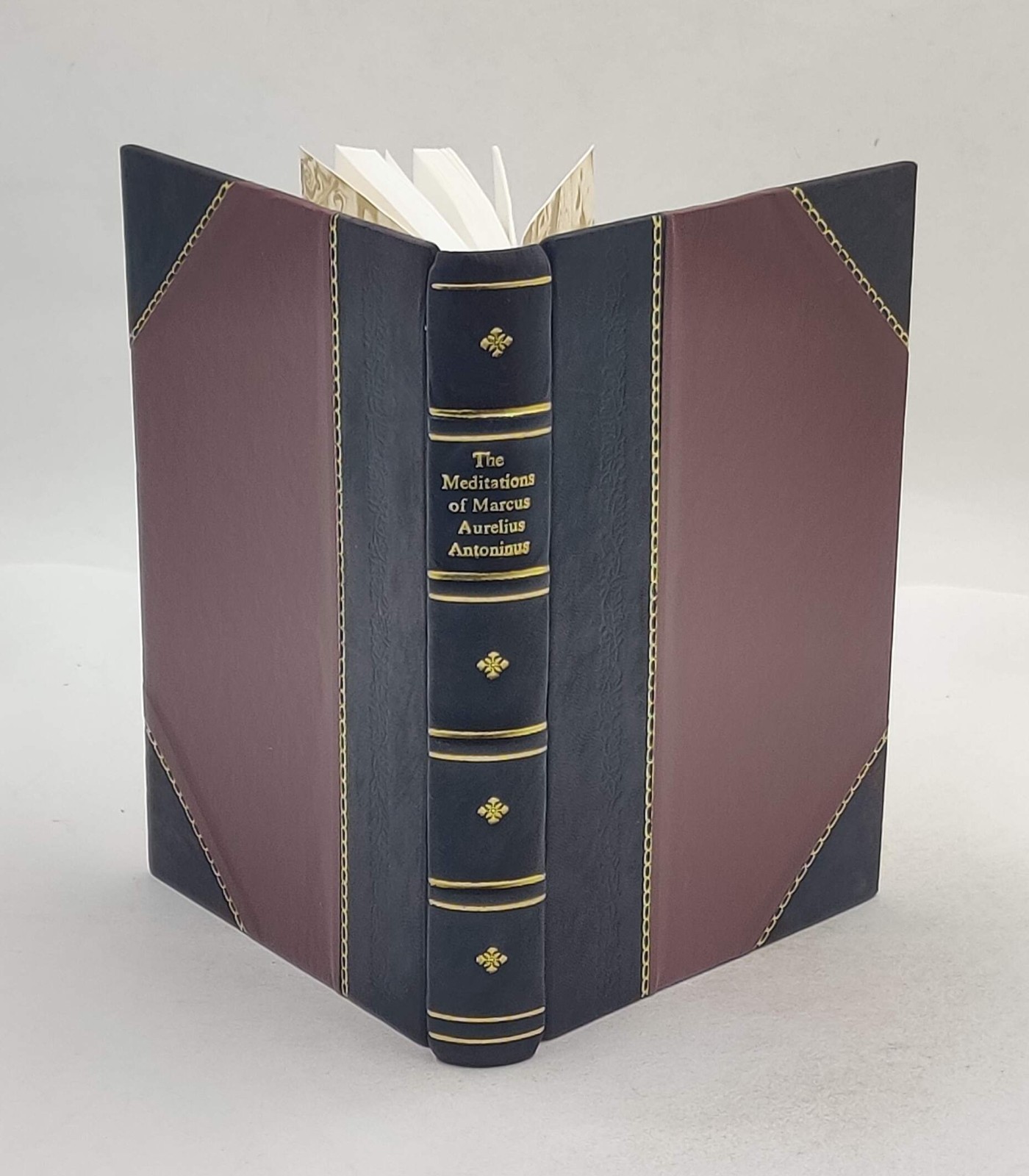The meditations of Marcus Aurelius Antoninus 1906 by Marcus Au [Leather Crafted]