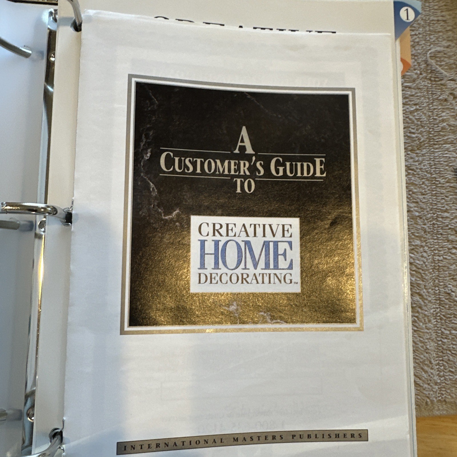 Creative Home Decorating Sections 1-10 In Two Books Mostly Complete