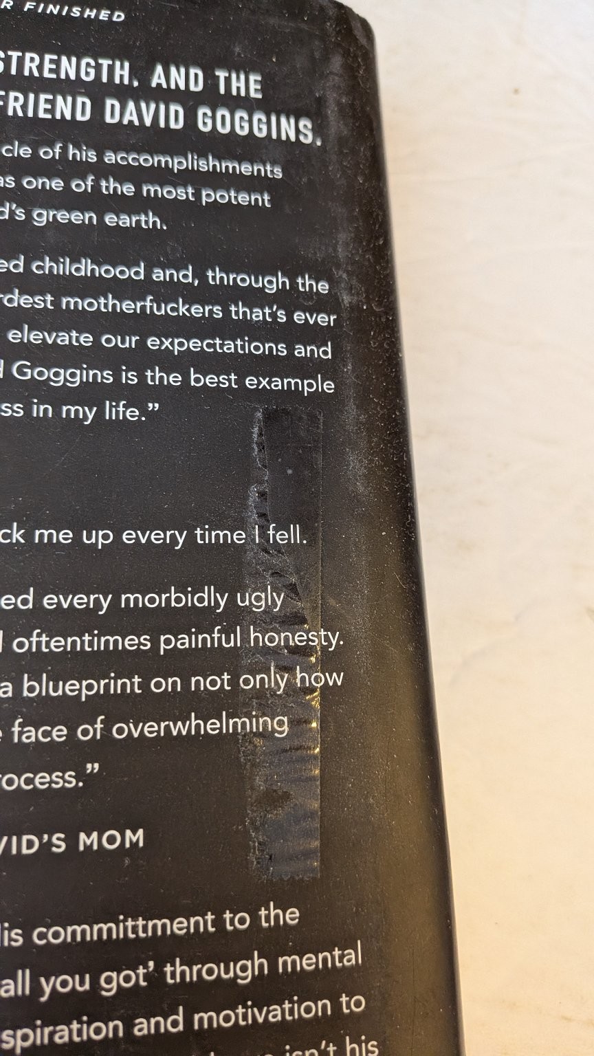 Never Finished David Goggins 2022 First Edition Motivational Lioncrest
