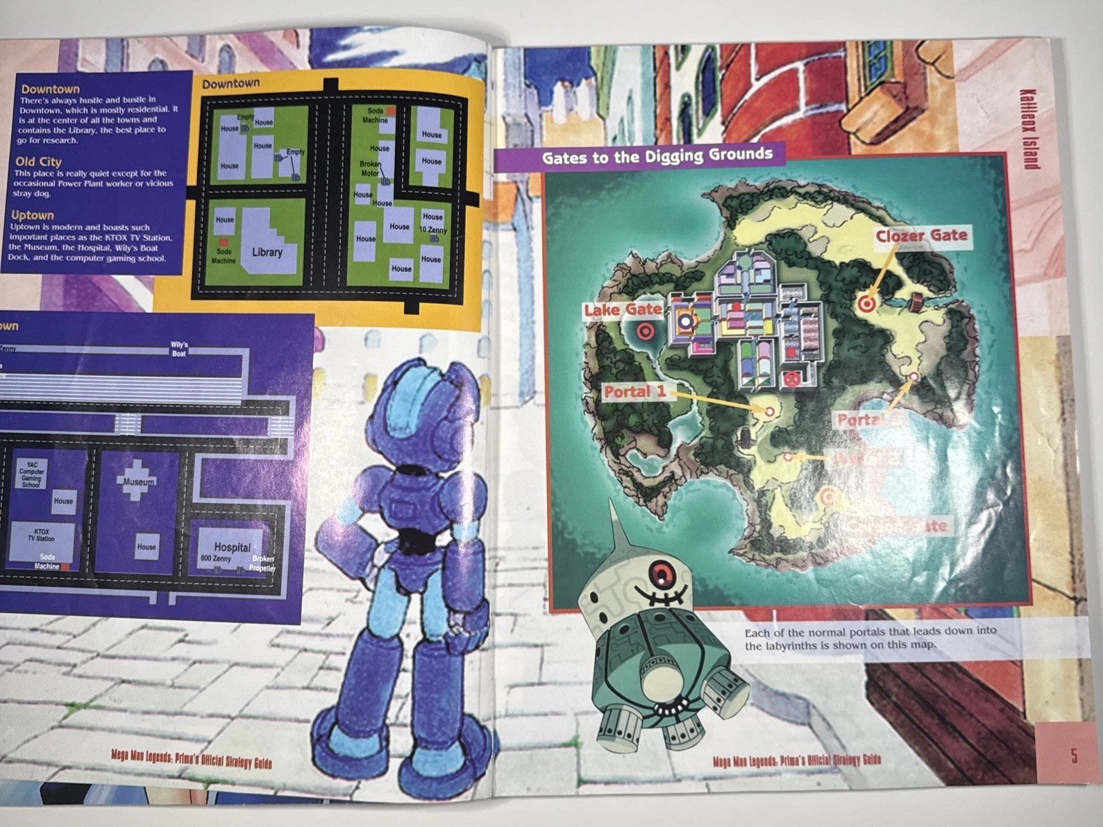 Mega Man Legends Official Strategy Game Guide by Prima and Capcom PS1 N64