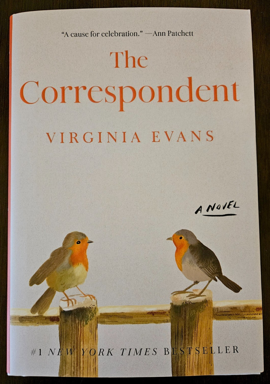 The Correspondent by Virginia Evans SIGNED New Hardcover
