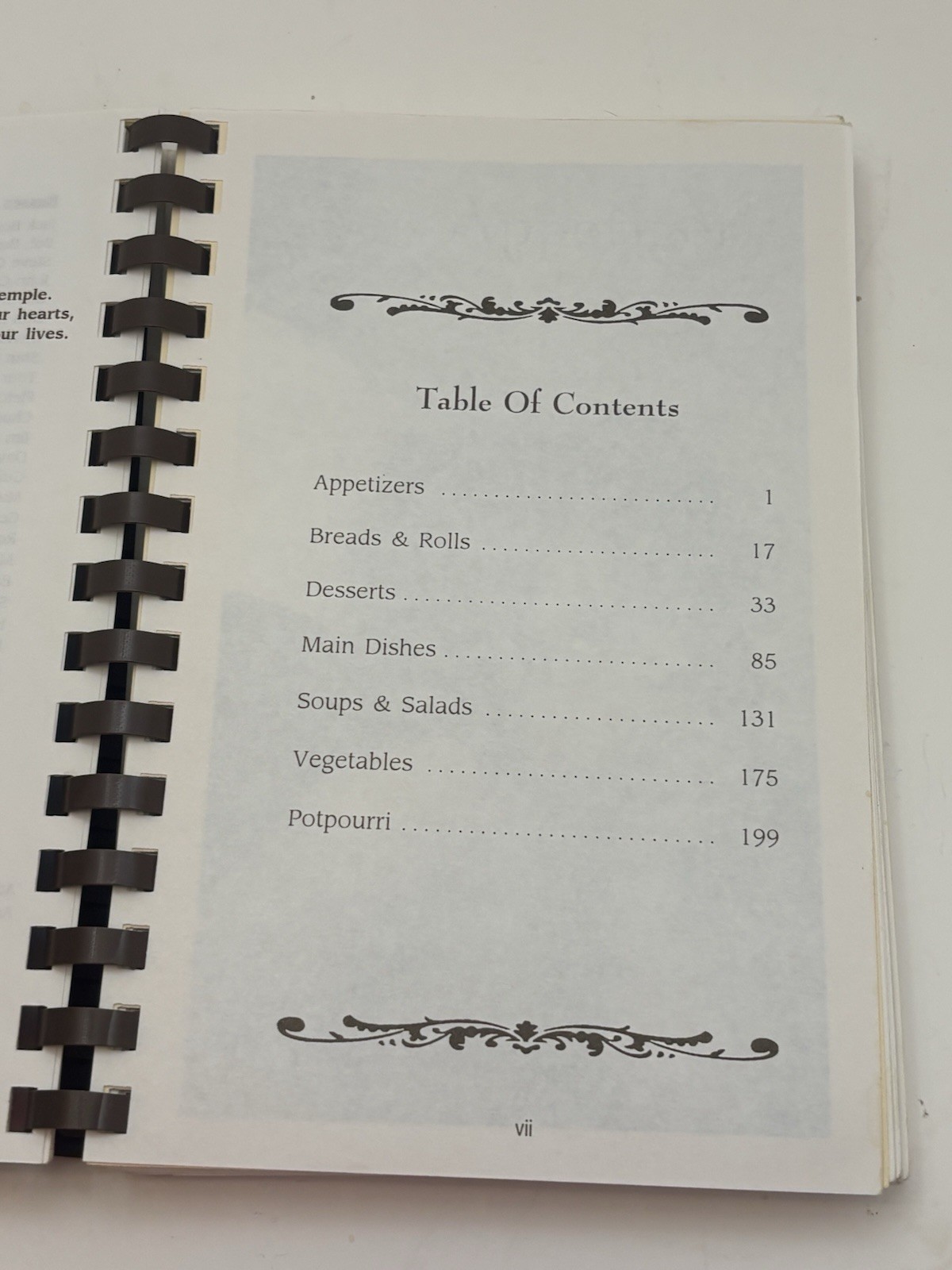 Vtg Church Community Cookbook Heavenly Recipes Chancel Choir Indiana 200+ Pages